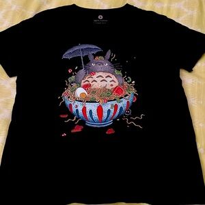 Totoro - black t-shirt